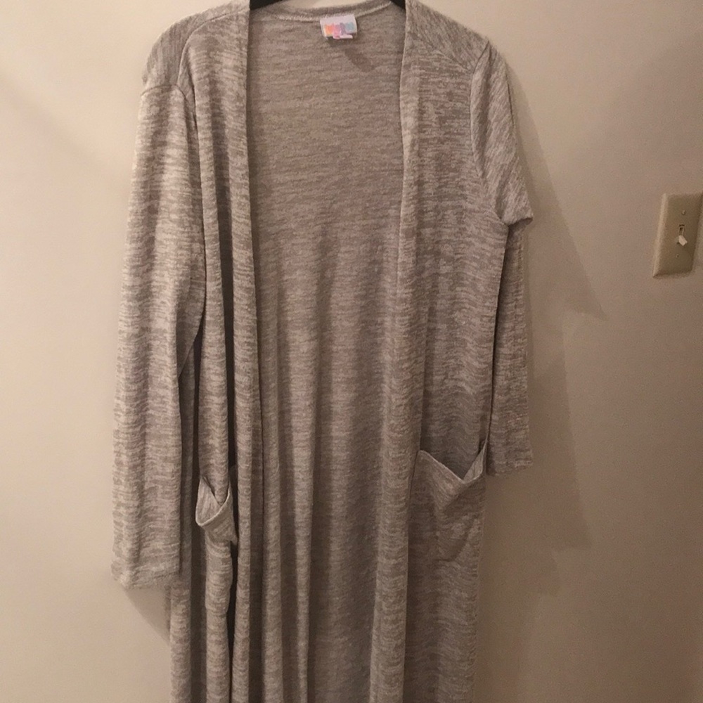 Lularoe grey long sweater